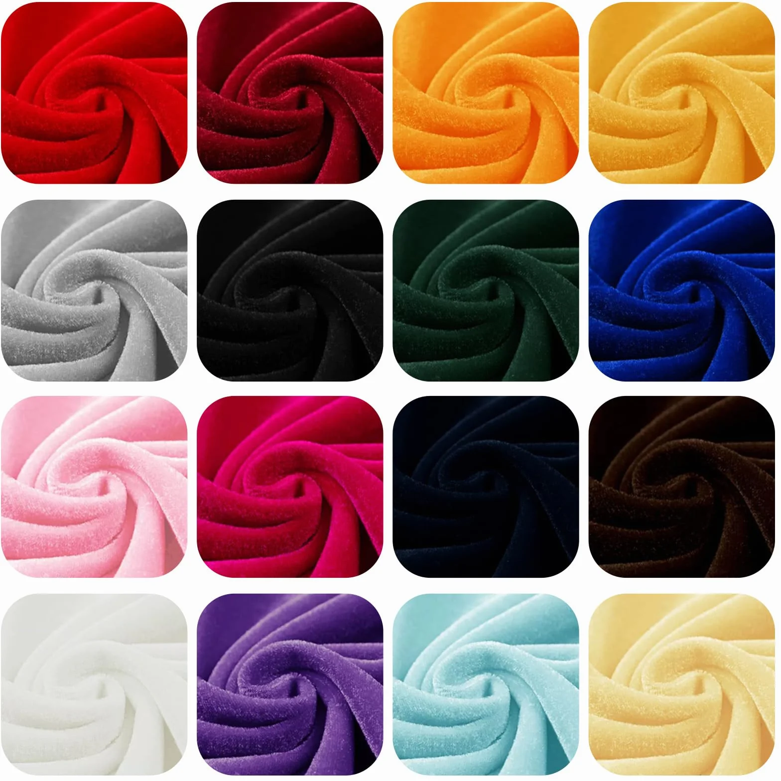 Tessuto in velluto panno, al metro, 2 m x 155 cm, tessuto di velluto nero, tessuto decorativo al metro, per tende, tovaglie, copridivano