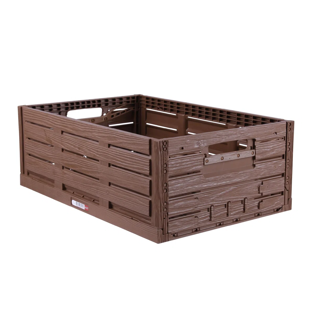 Bestlivings Scatola Pieghevole 60x40x21,8cm 45L - 1 Pezzo Plastica | Impilabile, cestino spesa, contenitore plastica, cassa frutta verdura bagagliaio