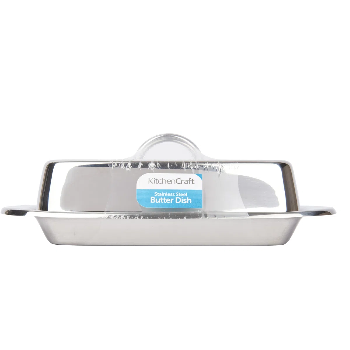 Kitchen Craft - Burriera in Acciaio Inox con Coperchio, 19,5 x 10 x 8 cm