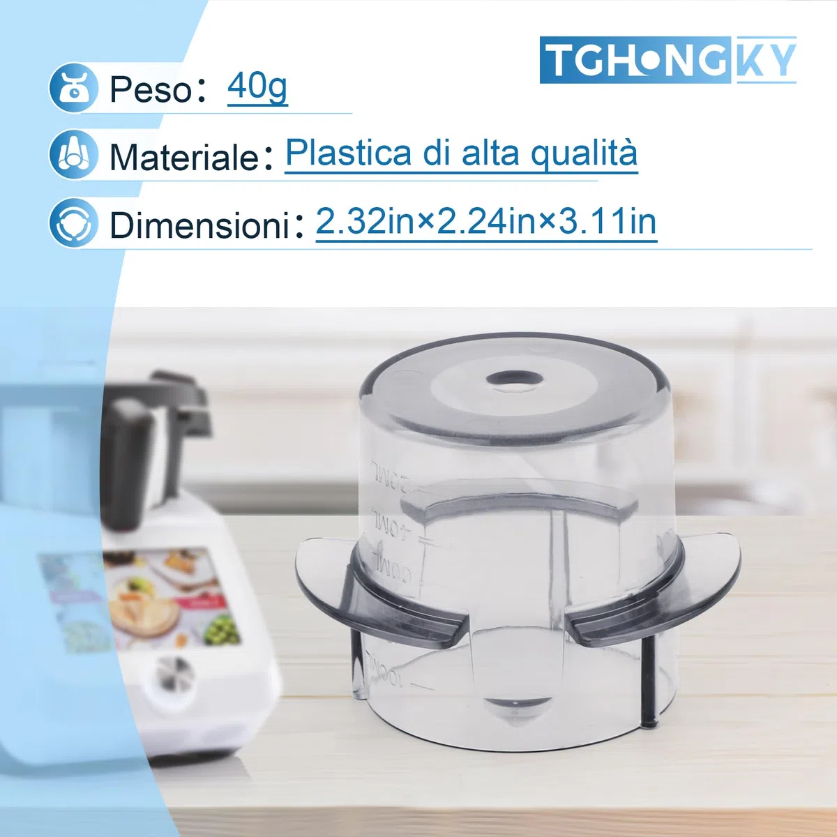 Misurino per Monsieur Cuisine Connect Misurino Accessori per Monsieur Cuisine Smart/Plus Tazza di Misurazione XXX