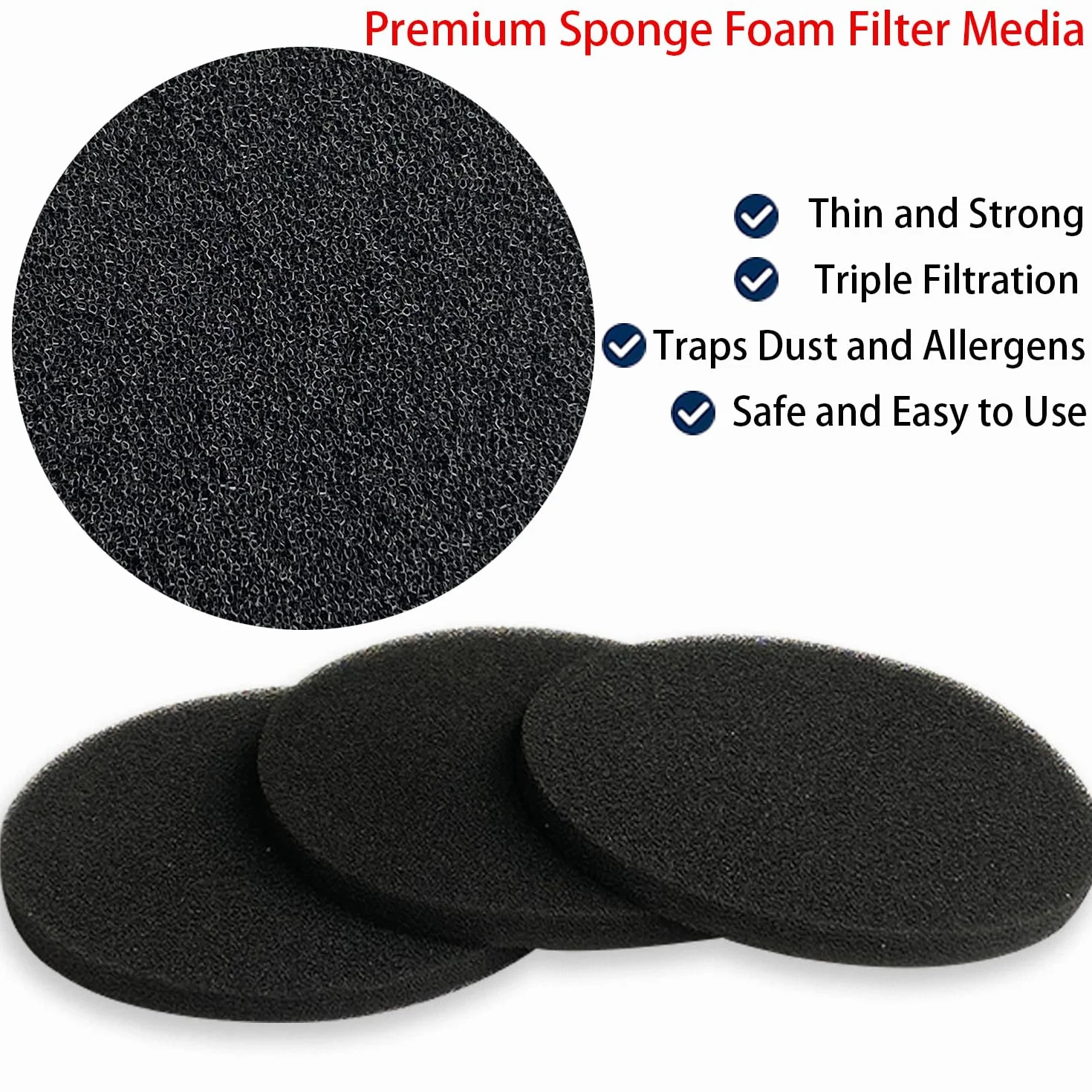 Filtro Aria per Pluggit EV100/EV200/EV500/REV150 Filtro di Ricambio per Sistema di Ventilazione Aspirapolvere Ventilazione G3 Ø140mm 12pz (12)