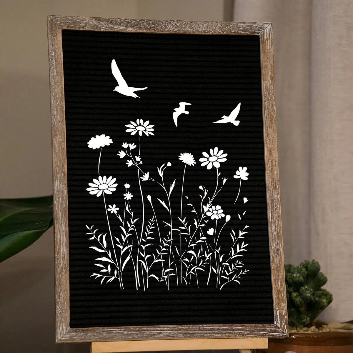 5pz Stencil Fiori Selvatici Grandi, Stencil Riutilizzabili di Foglie e Floreali Modelli Disegno Farfalle di Piante Vivaci per Dipingere su Tela Legno Artigianale Parete Fai Da Te (Stile A)