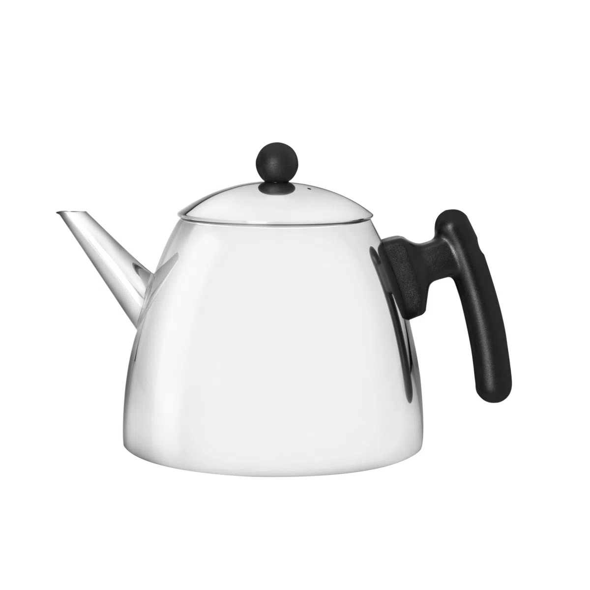 Bredemeijer – Teiera Classic – 1,2 L – Acciaio Inox – Dettagli Neri