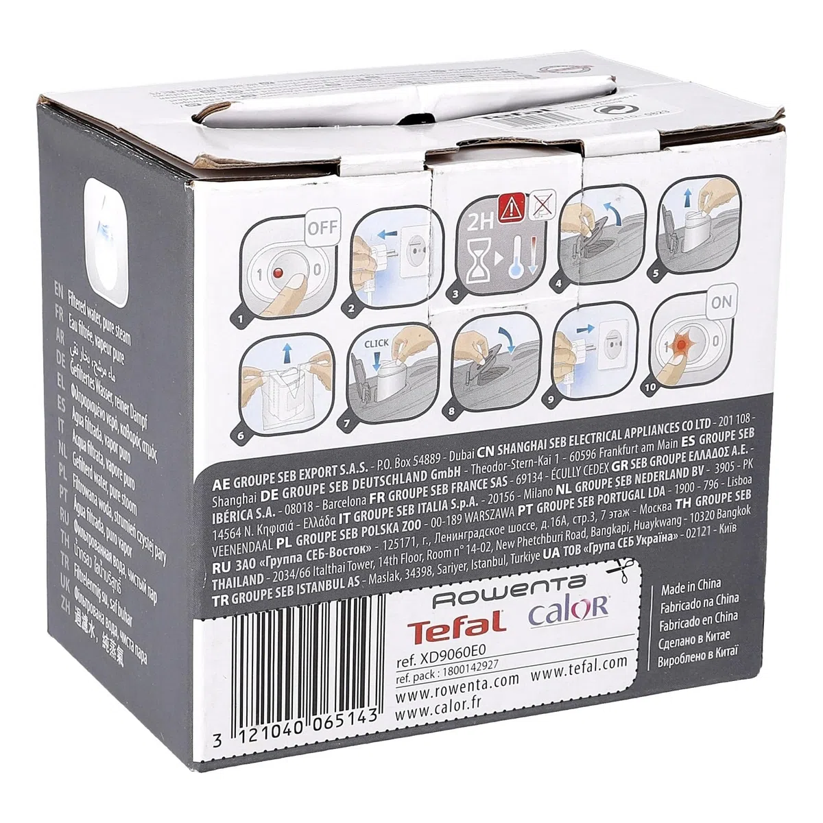 LUTH Premium Profi Parts Filtro anticalcare compatibile con Tefal Xd9060e0 per ferro da stiro, 2 pezzi
