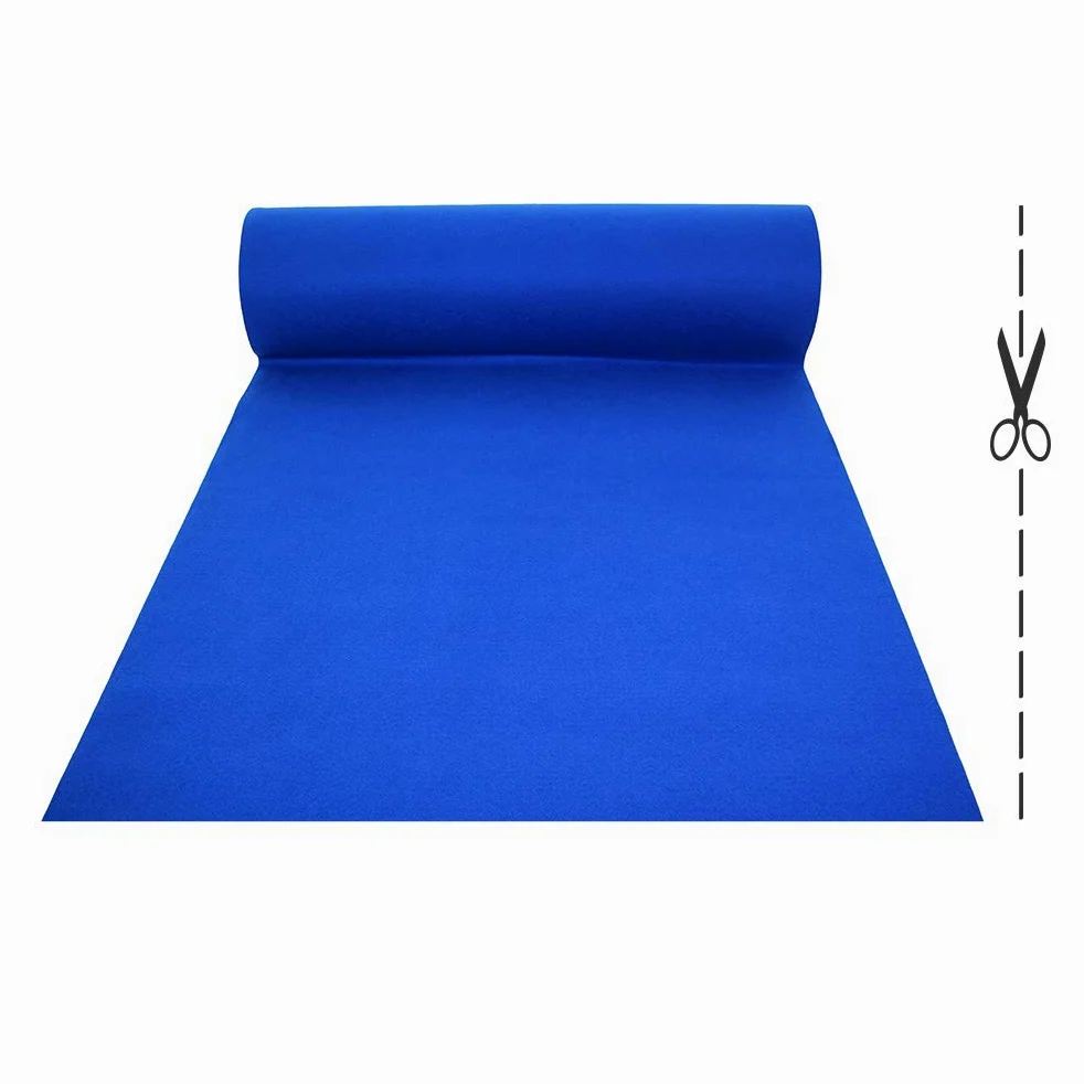 OLIVO.shop | PASSATOIA blu tappeto nuziale matrimonio cerimonia eventi chiesa wedding, tappeto allestimenti per feste, passatoia per eventi su misura a metro H 1 mt ROPAS