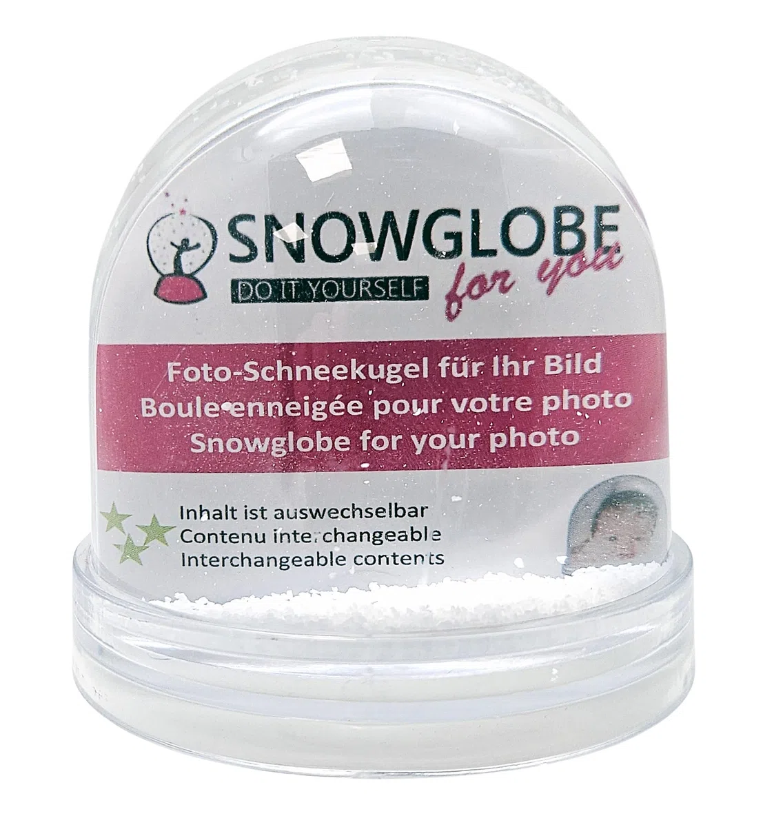 50000 Palla di neve grande di Foto base transparente Con neve