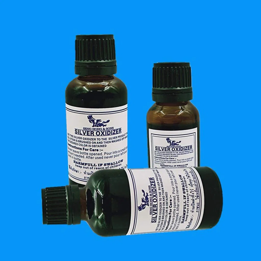 SOFEA Silver Oxidizer Solution Sterling Silver Oxidize Patina Gel Retro Jewelry Making