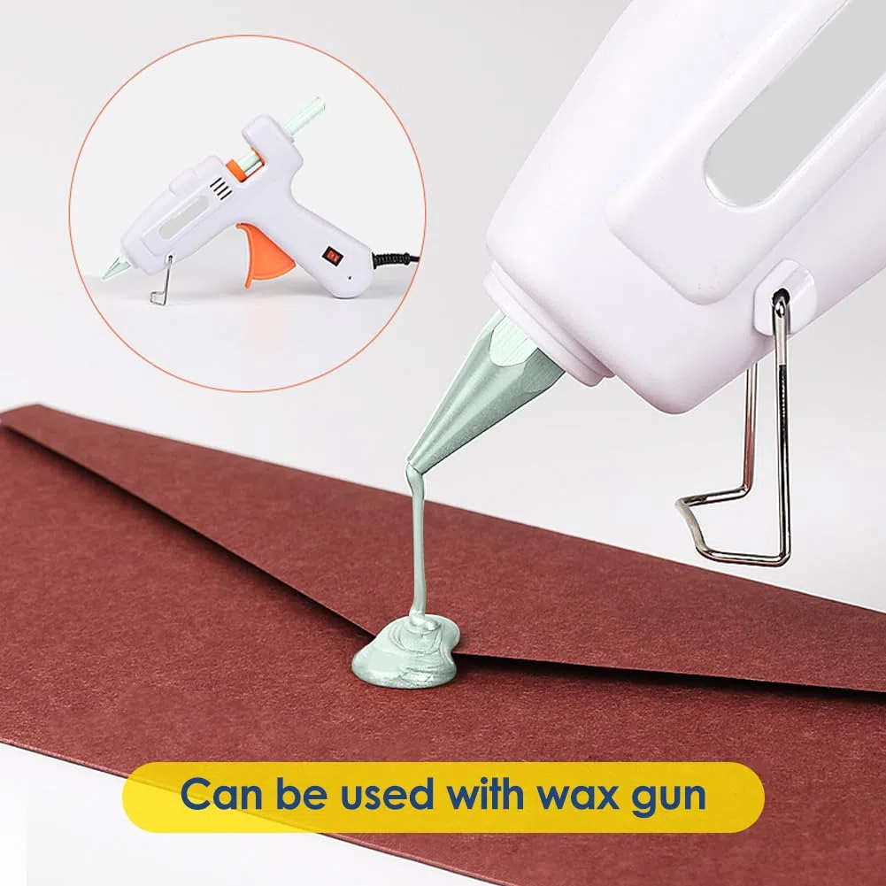 10 Pezzi Bastoncini di Ceralacca da 10cm per Pistola per Colla - Sigillo di Cera per Inviti di Nozze, Lettere, Buste, Cartoline e Artigianato (Viola)