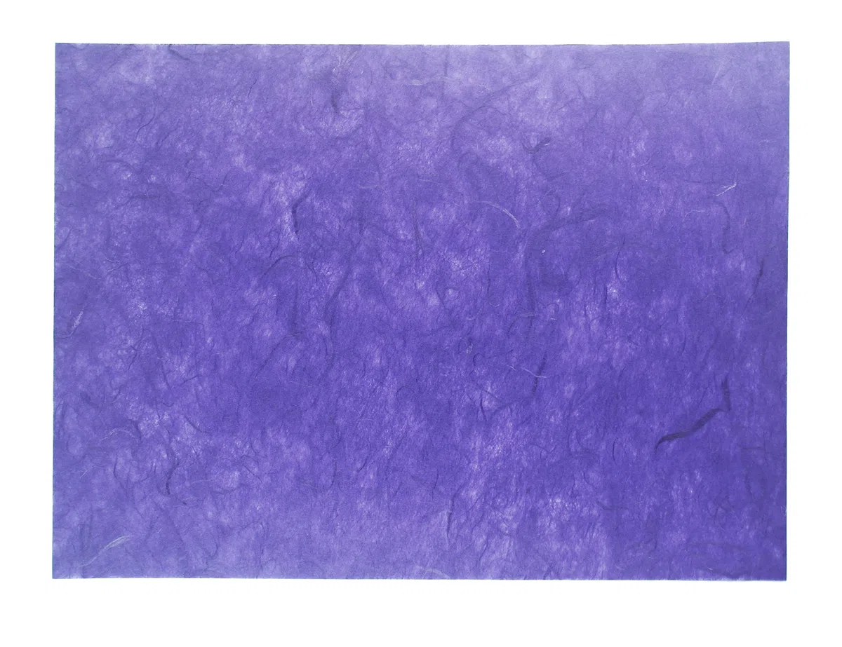 50 fogli di carta di gelso in colori semplici, per origami, design artigianale, carta artistica giapponese Washi, per creazione di biglietti e decoupage (Violet)