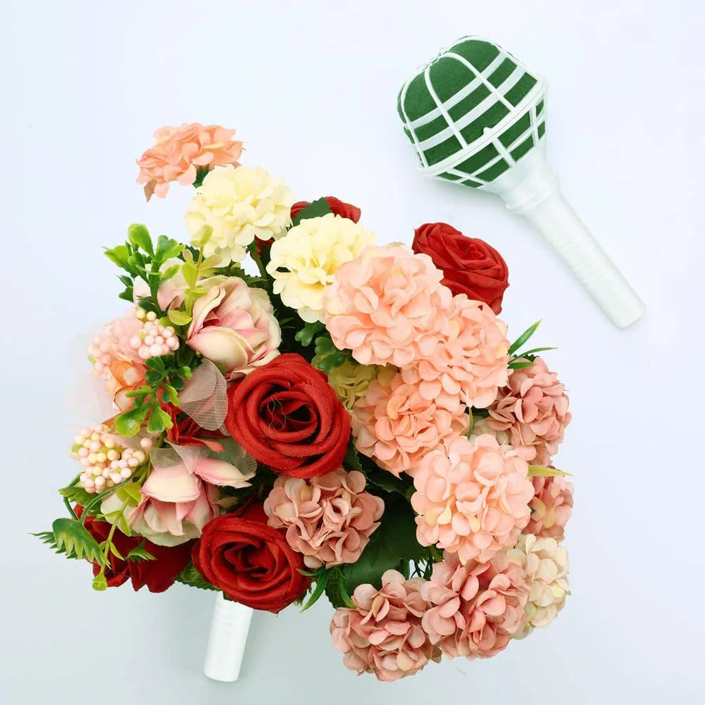 Confezione da 6 porta bouquet fai da te in schiuma per matrimoni, decorazioni floreali e artificiali
