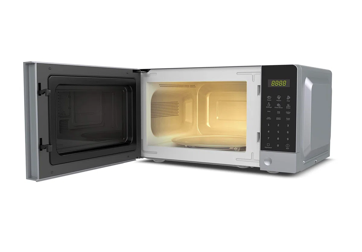 Beko MOC201103S - Forno a Microonde, Digitale, 20 L, 700 W, Argento, ‎45,2 x 32,5 x 26,2 cm