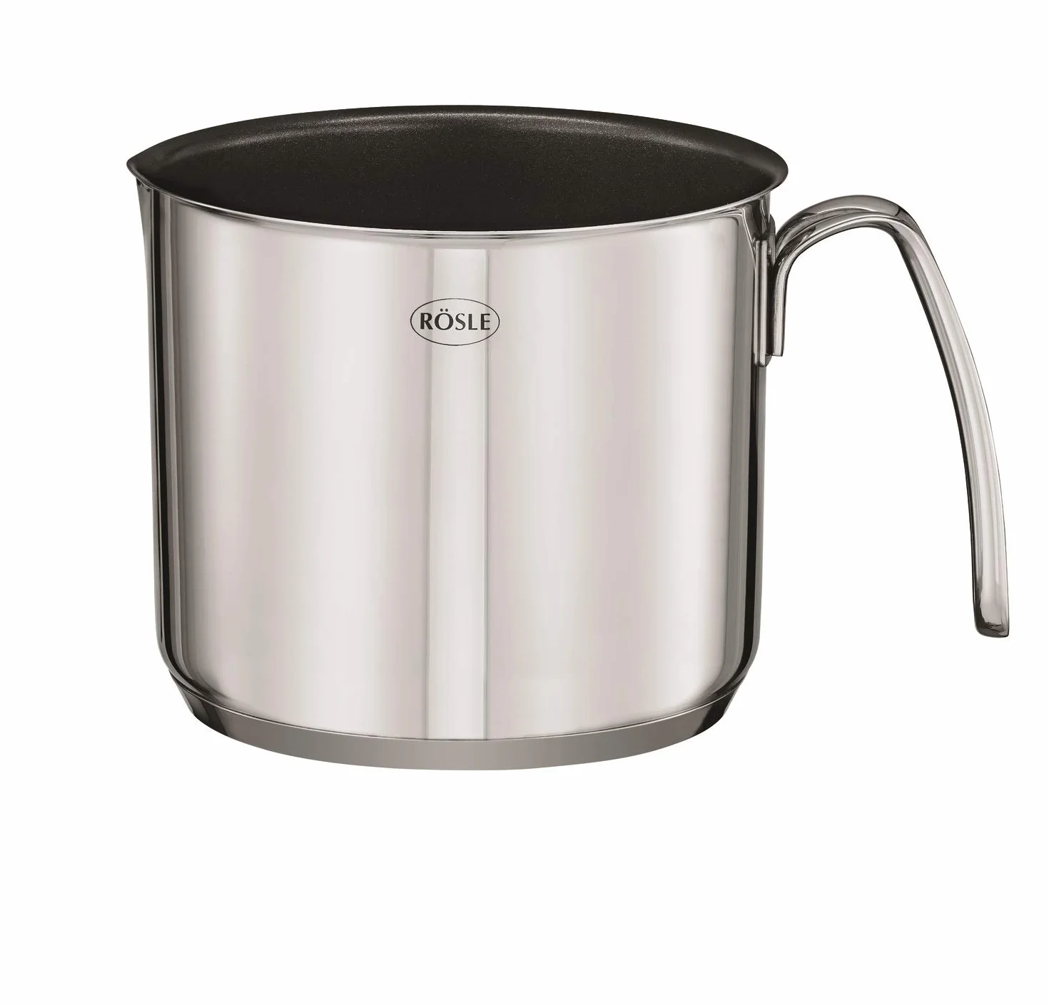 RÖSLE ELEGANCE batteria di pentole da 10 pezzi, 6 pentole da cucina, 1 inserto per la cottura a vapore, 2 padelle nel set, acciaio inox 18/10, adatta alla lavastoviglie e ai piani cottura a induzione