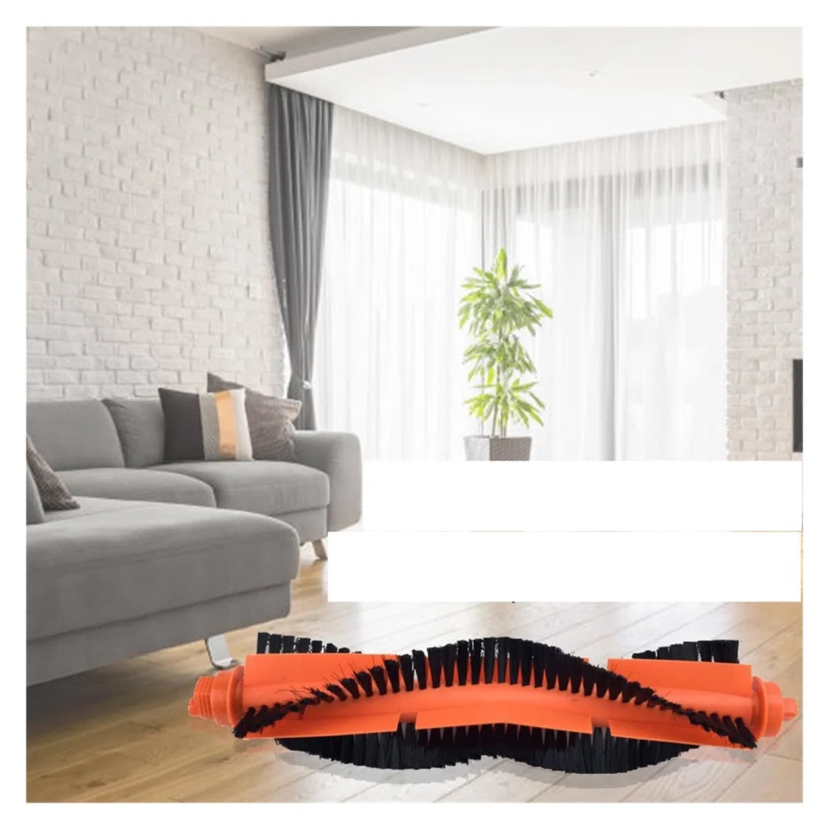 Spazzole Mop Panno Straccio Compatibile for Xiaomi Mi Robot Vacuum-Mop P STYTJ02YM STYJ02YM Mop-2S XMSTJQR2S Robot Aspirapolvere Parti Accessorio (Color : 2PCS)
