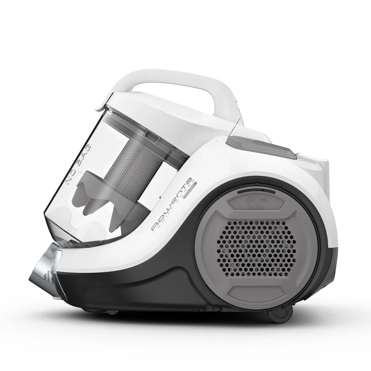 Rowenta Swift Power Cyclonic, Aspirapolvere a Traino Senza Sacco, Teconologia Ciclonica, Animal Kit, RO2957