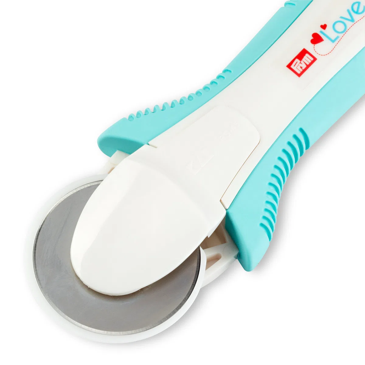 Prym Love taglierina rotativa, azzurro/bianco, 45 mm