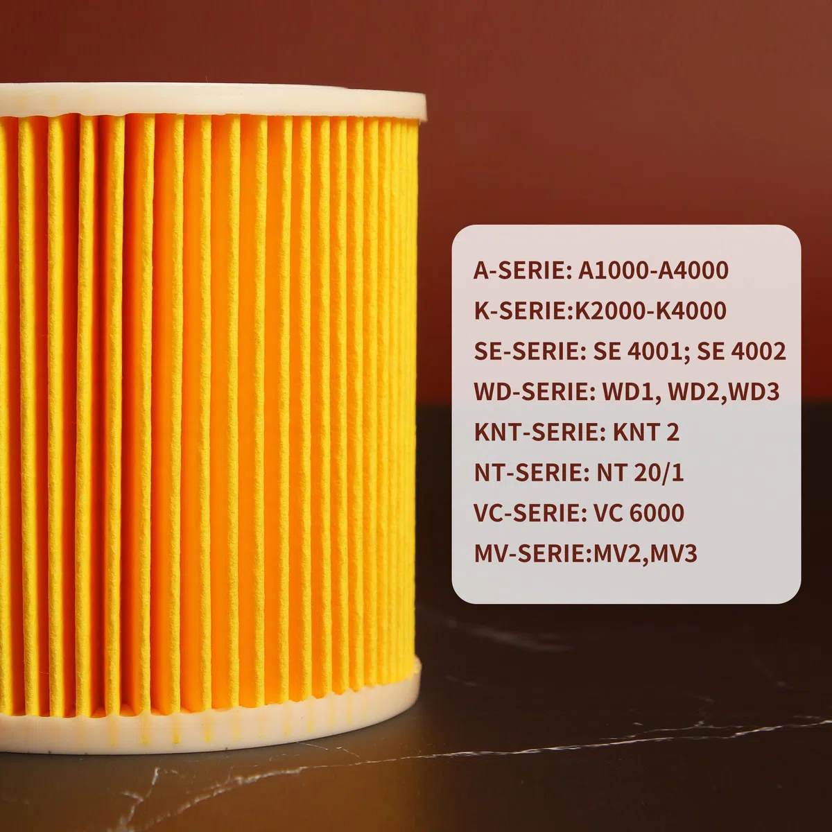 3 filtri aspirapolvere per Kärcher, adatti per Kärcher serie WD WD2 WD3 WD3P A2004 MV2 MV3, filtri di ricambio per aspirapolvere per Kärcher 6.414-552.0, 6.414-772.0, 6.414-547.0