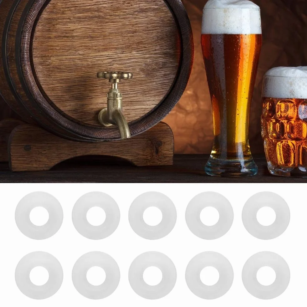 Tyenaza Guarnizioni per bottiglie di birra Swing Guarnizioni in gomma siliconica morbida Guarnizioni per bottiglie con coperchio girevole Guarnizione per tappi per birra Accessori per la birra in casa