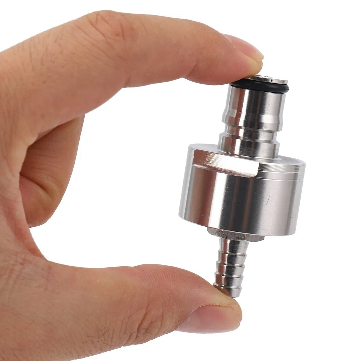 2 pz/ 304 in acciaio Carbonation Cap 5/16 pollici Barb, Ball Lock Type, Fit Drink PET Bottiglie, Homebrew Kegging