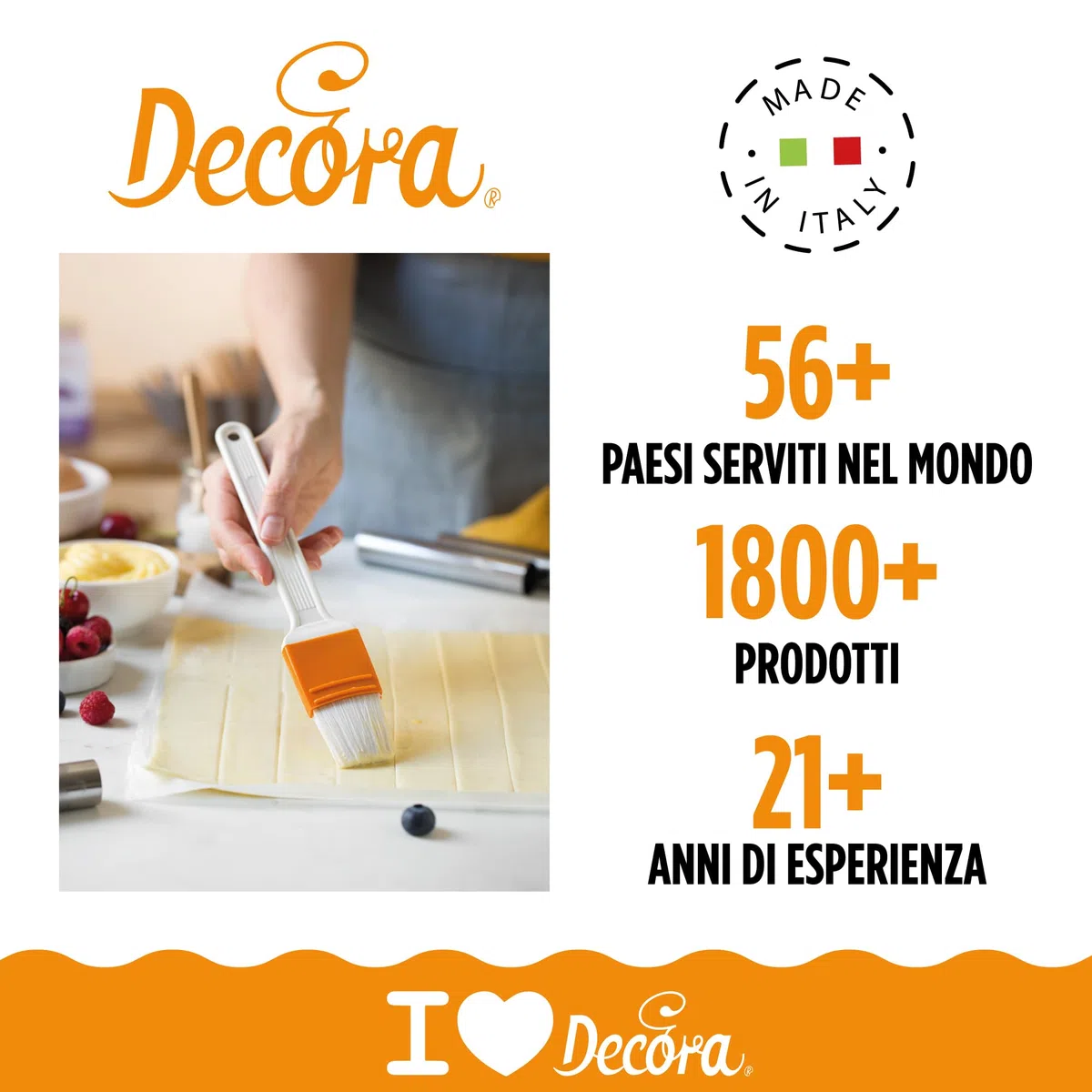 Decora, 0062647 Teglia Professionale Rettangolare 30 X 40 X 7,5 cm, in Alluminio Anodizzato, Senza Punti di Saldatura, Design Professionale