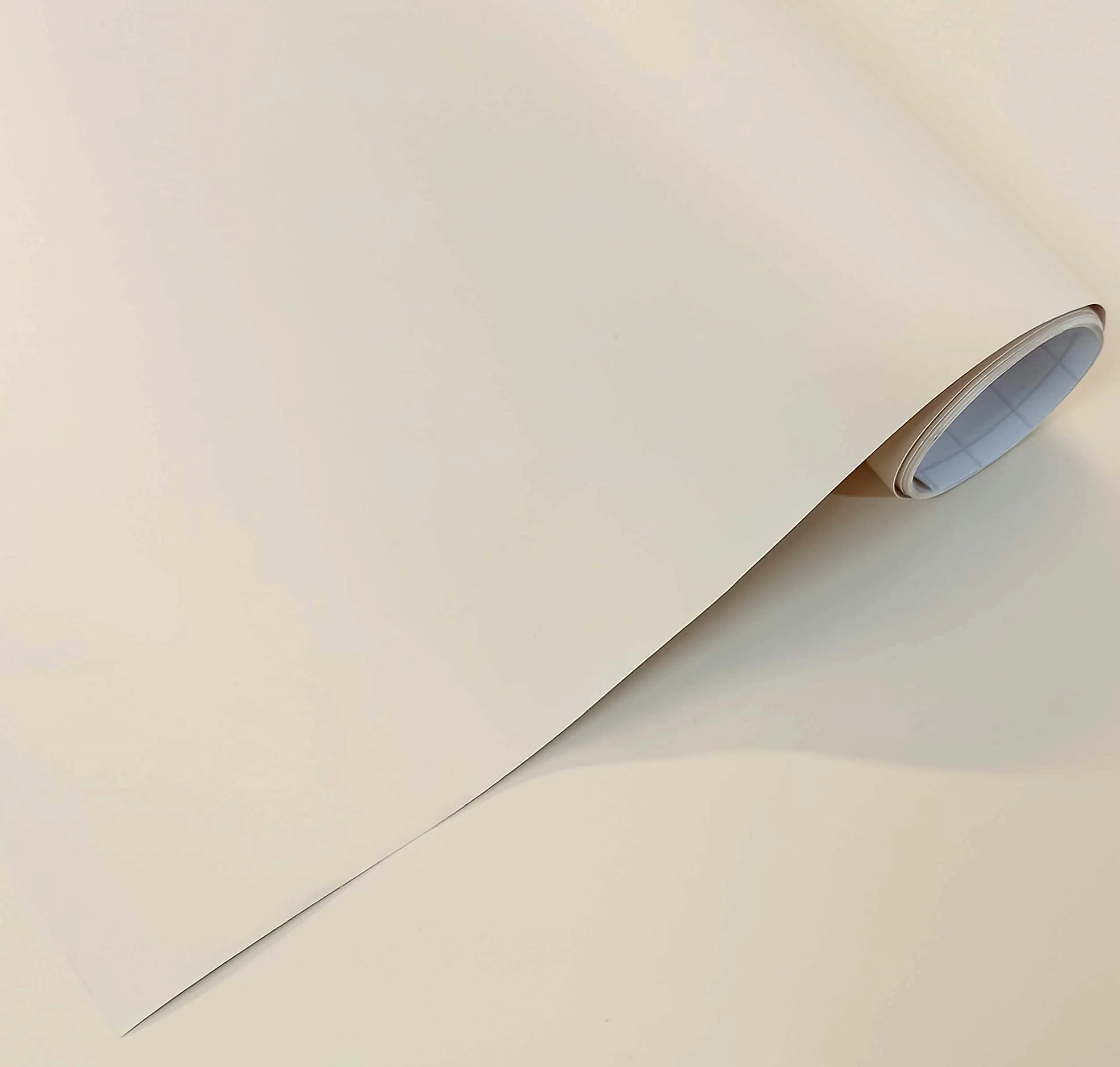Carta Adesiva per Mobili Beige 40x300 cm Pellicola Adesiva Opaca per Parete Cucina Porta Finestra Vinile Rivestimento Decorativo (40x300 cm, Beige)