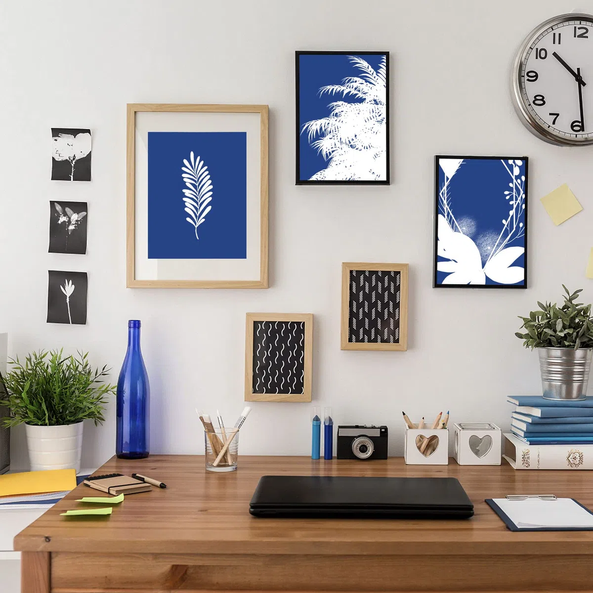 32pcs A5 cianotipia kit,Carta da disegno solare con pannello in PVC Stampa solare Set di carta da stampa naturale per Progetti di artigianato artistico fai da te per adulti