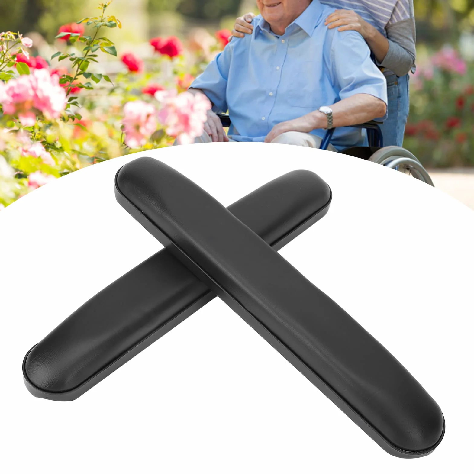 Cuscino Per Bracciolo, 1 Paio di Braccioli Per Sedia a Rotelle Cuscino Per Bracciolo Per Sedia a Rotelle Cuscino Per Bracciolo Per Sedia Resistente All'usura Cuscino Per Bracciolo con Viti Cuscino Per
