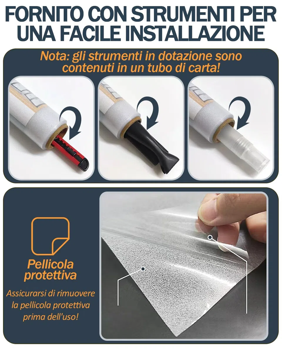 Lovepea Pellicola per Vetri Finestre Privacy - Con Strumenti di Installazione, Adesivo Statico, Controllo del Calore, Protezione UV, Ideale per Porte di Uffici Casa o Bagno (Bianco Opaco, 44.5x200cm)