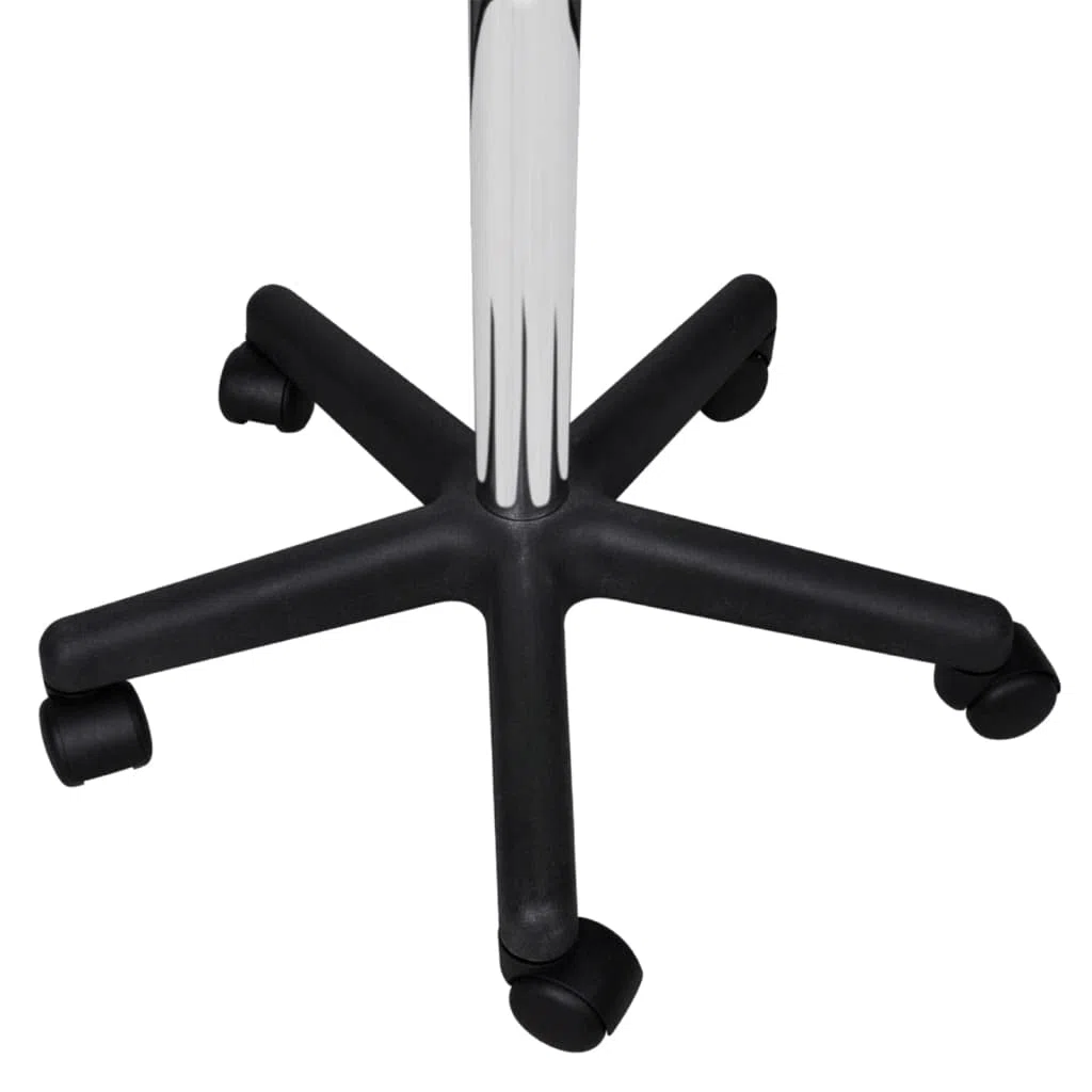 vidaXL Sgabello Ufficio Rosso Regolabile Imbottito Similpelle Moderno Sedia