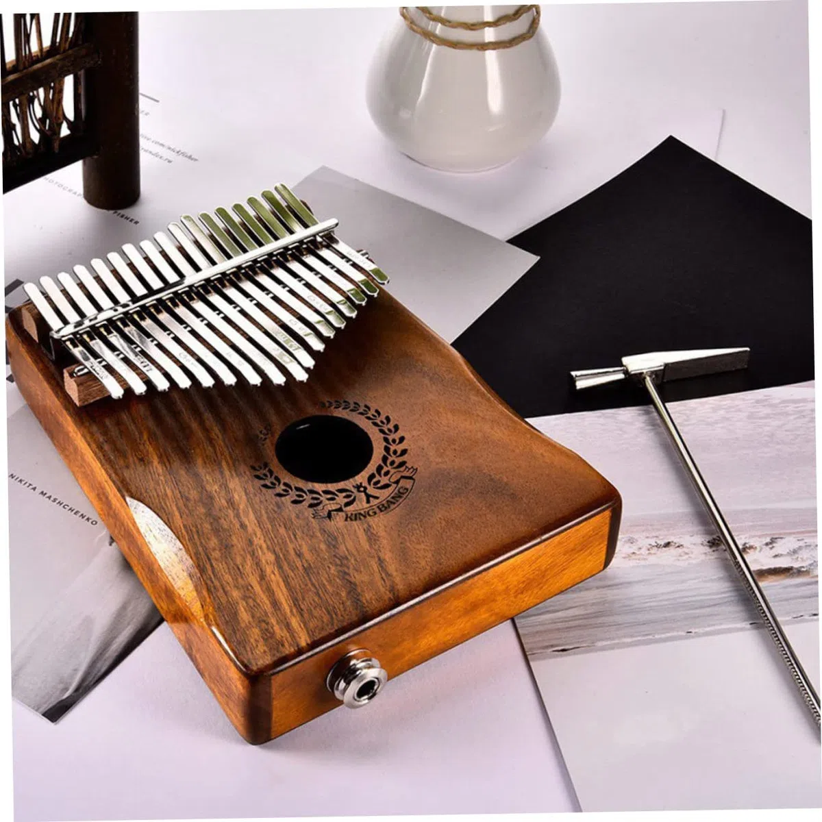 VICASKY Martello per Accordatura Kalimba 3 Pezzi Impugnatura Ergonomica, Accessori per Strumenti a Percussione Portatili, Leggero per Manutenzione e Regolazione Tasti Kalimba