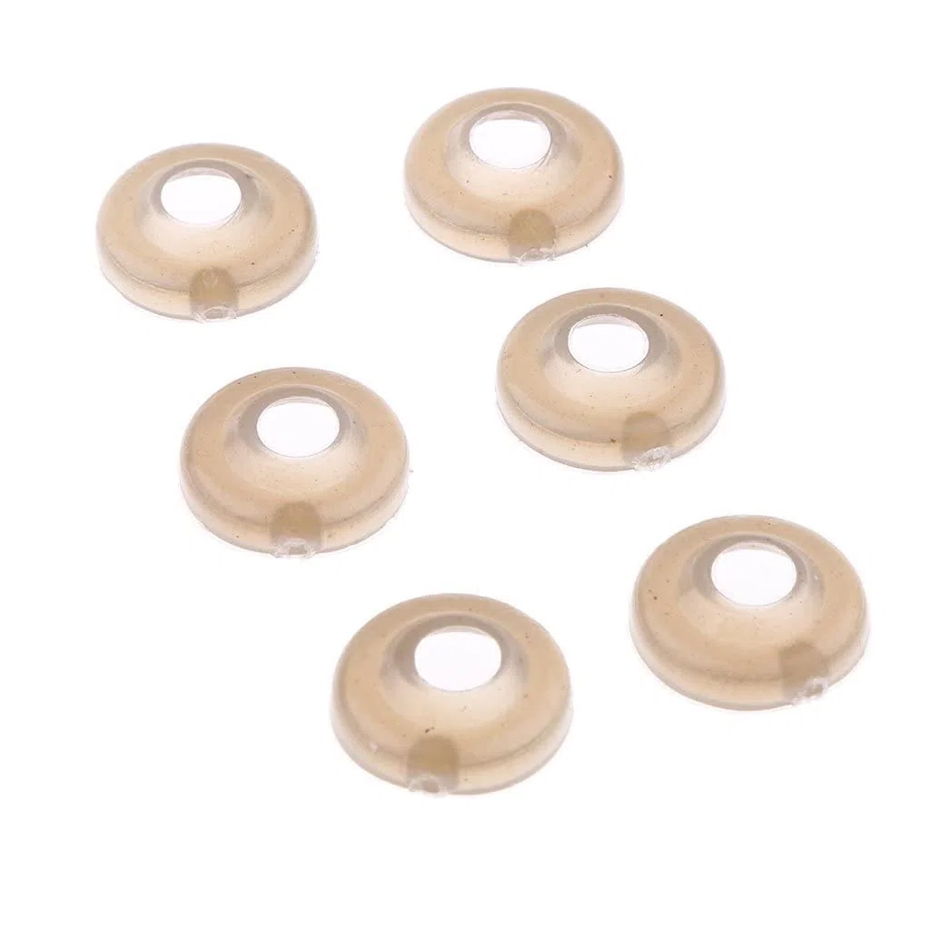 zalati Nasi per Bambole 100 pezzi con rondella di estremità del filo in plastica per infeltrimento ad ago Giocattolo per bambole - Rosa, 13 * 15 mm/ 0,5 * 0,6 pollici
