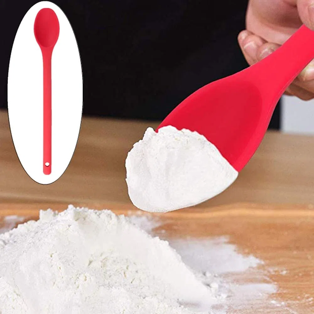 Cucchiai da cucina in silicone, resistenti al calore, 3 pezzi