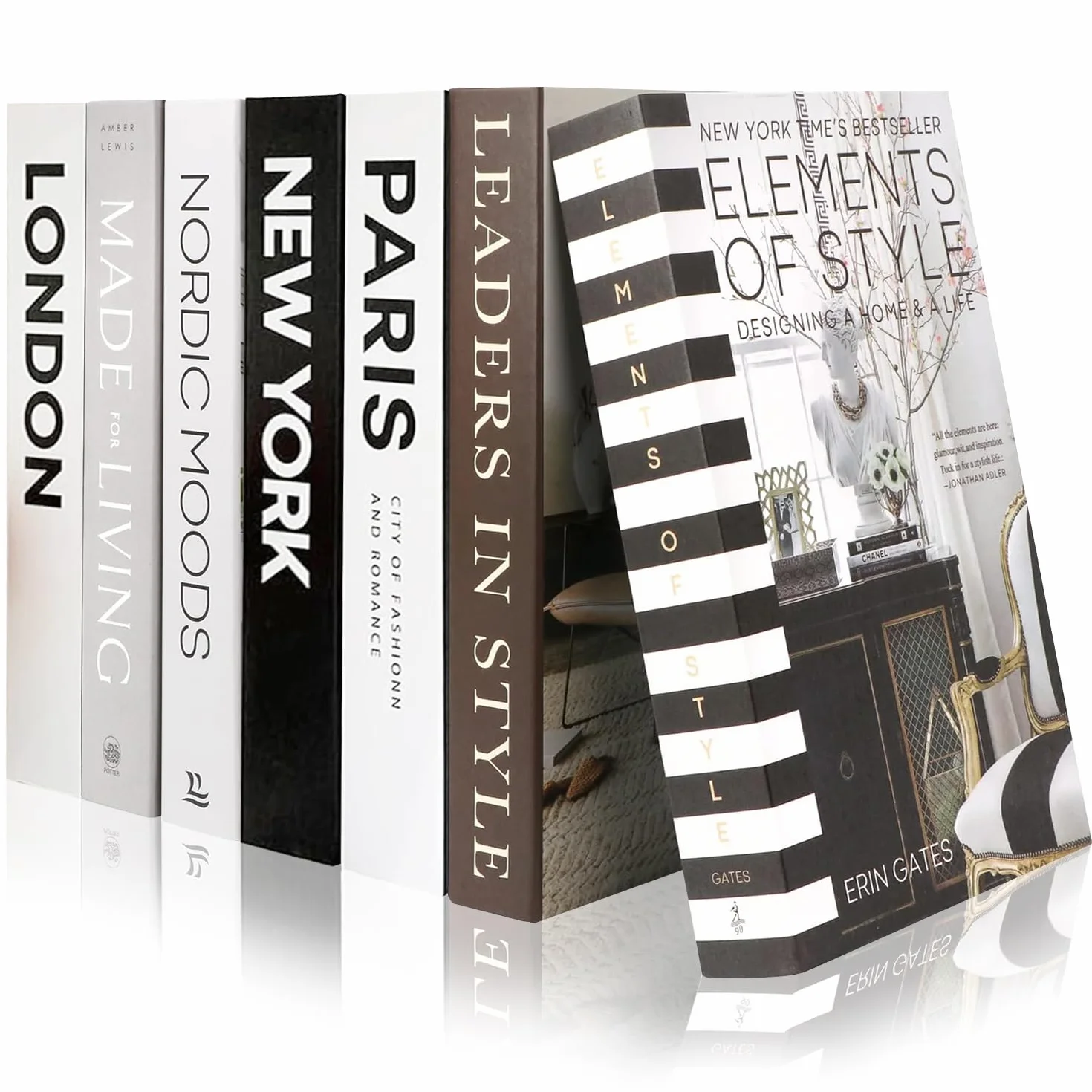 7 libri decorativi, pieghevoli, libri finti per mensole, libri finti per decorare la casa, tavolino da caffè, libreria, decorazione