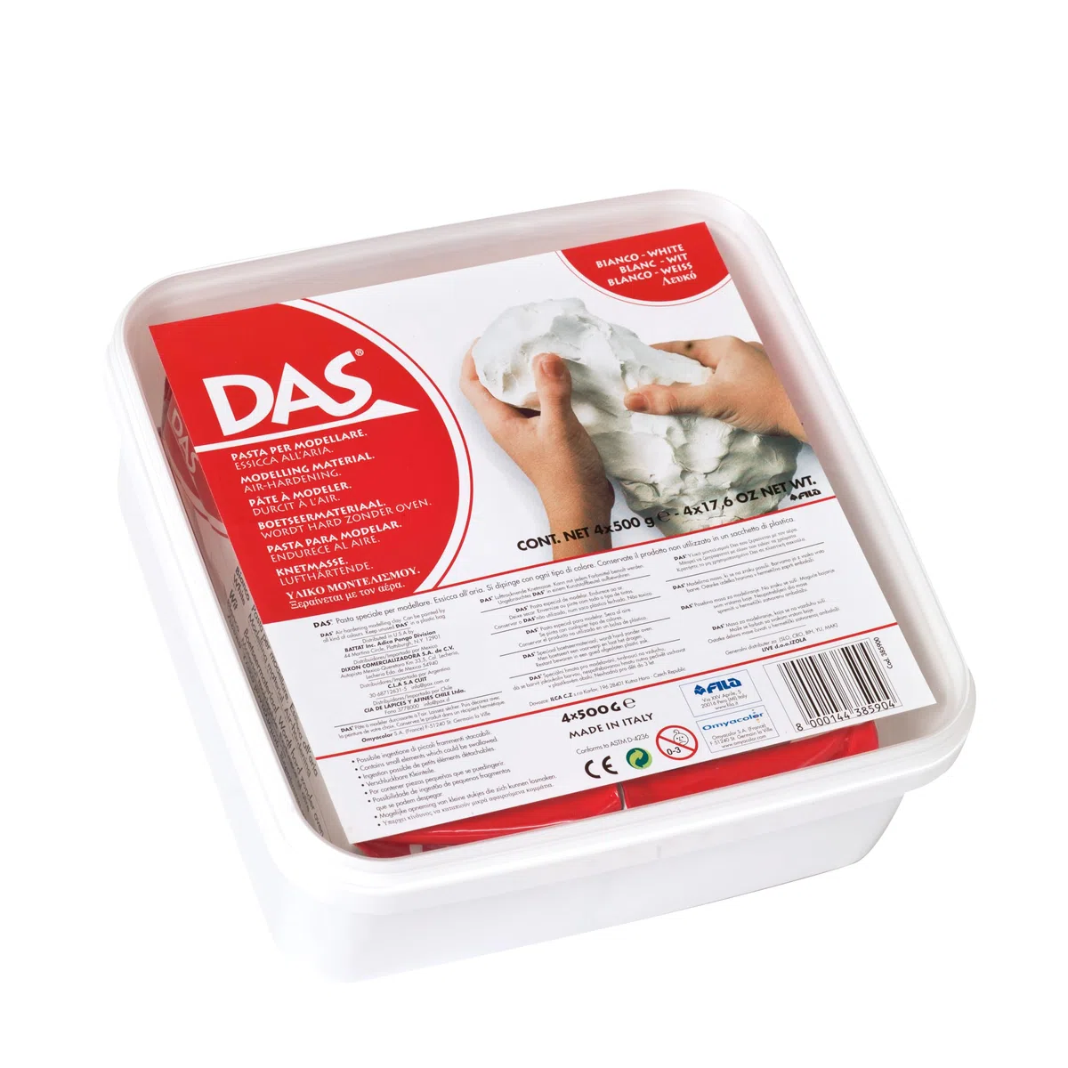 Das School Pack Bianco 4 x 500g