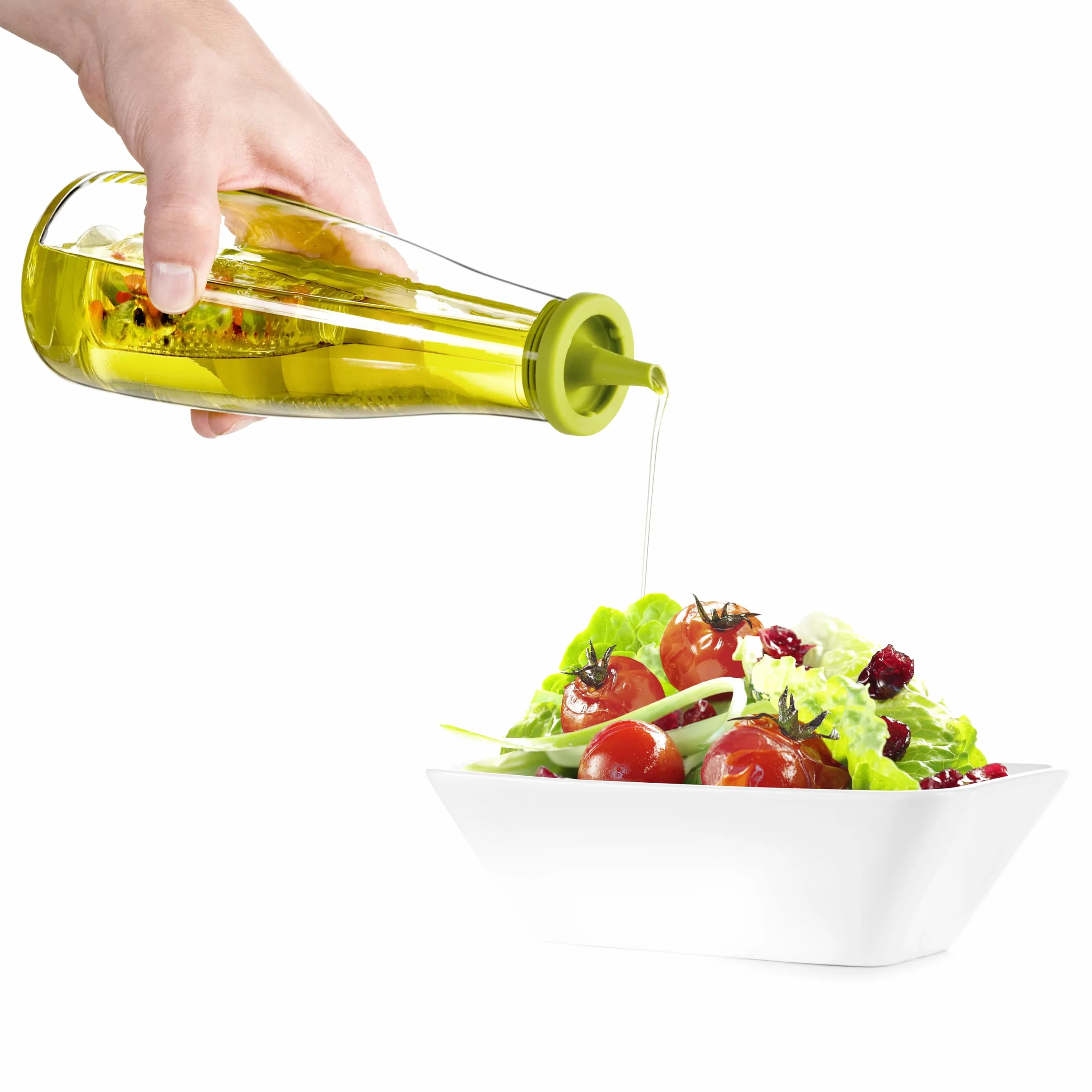 Tescoma 642762 Vitamino Oliera con Infusore, Vetro, Verde, 500 ml, 1 Pezzo