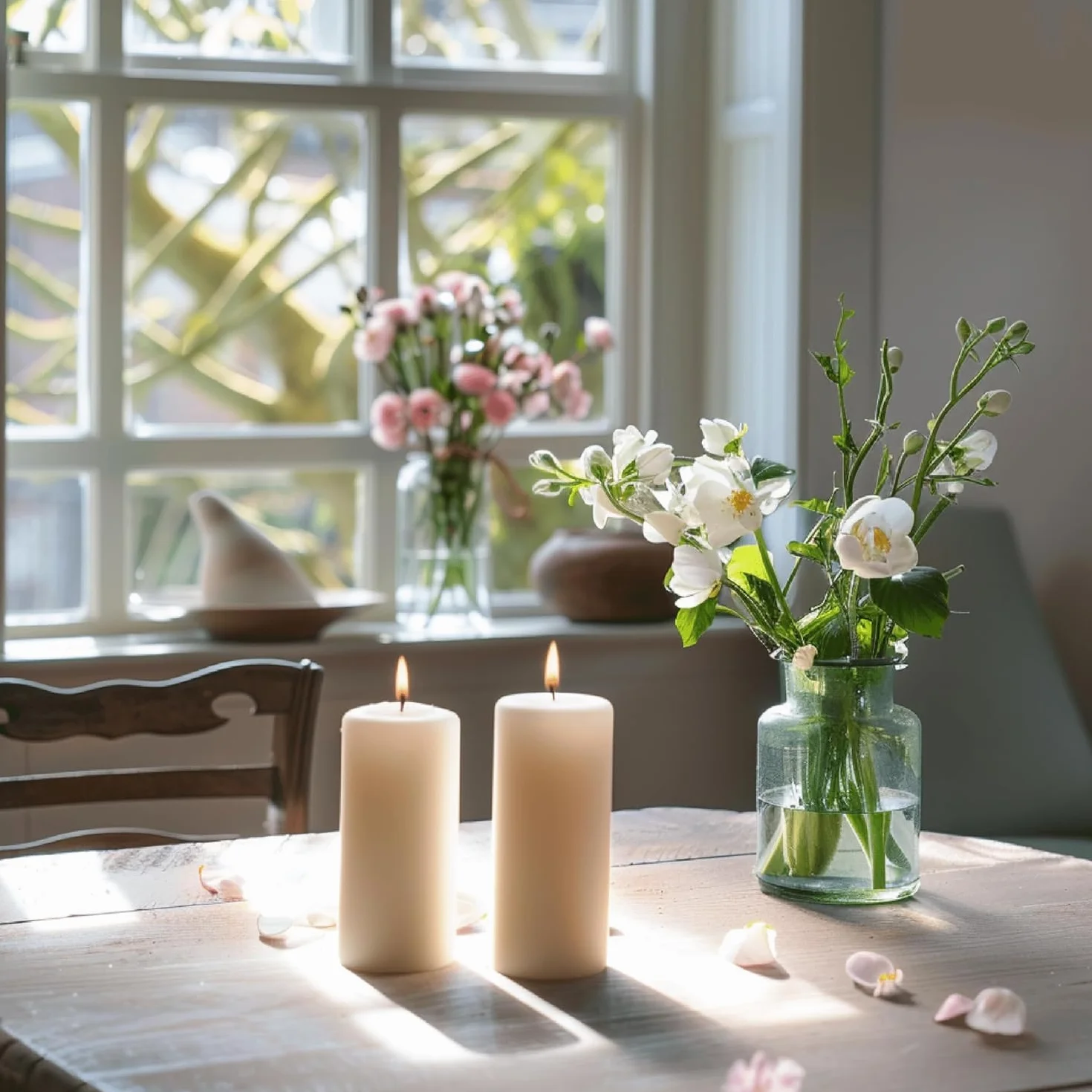 Horeca Candles - Candele a Colonna Avorio - Ø 4 x 7 cm - Set da 20 Candele Decorative - Lunga Durata 12 Ore - Cero Inodore - Cera di Paraffina