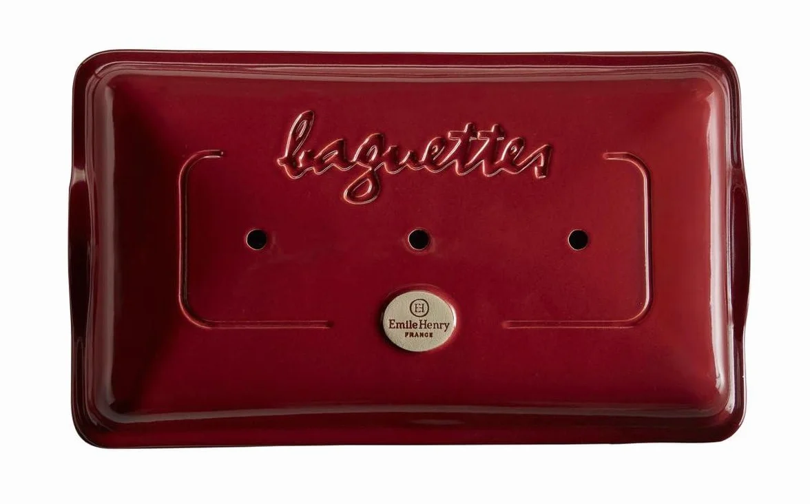 Emile Henry EH349506 Baguettes Stampo con Imballaggio Rinforzato, Marsala