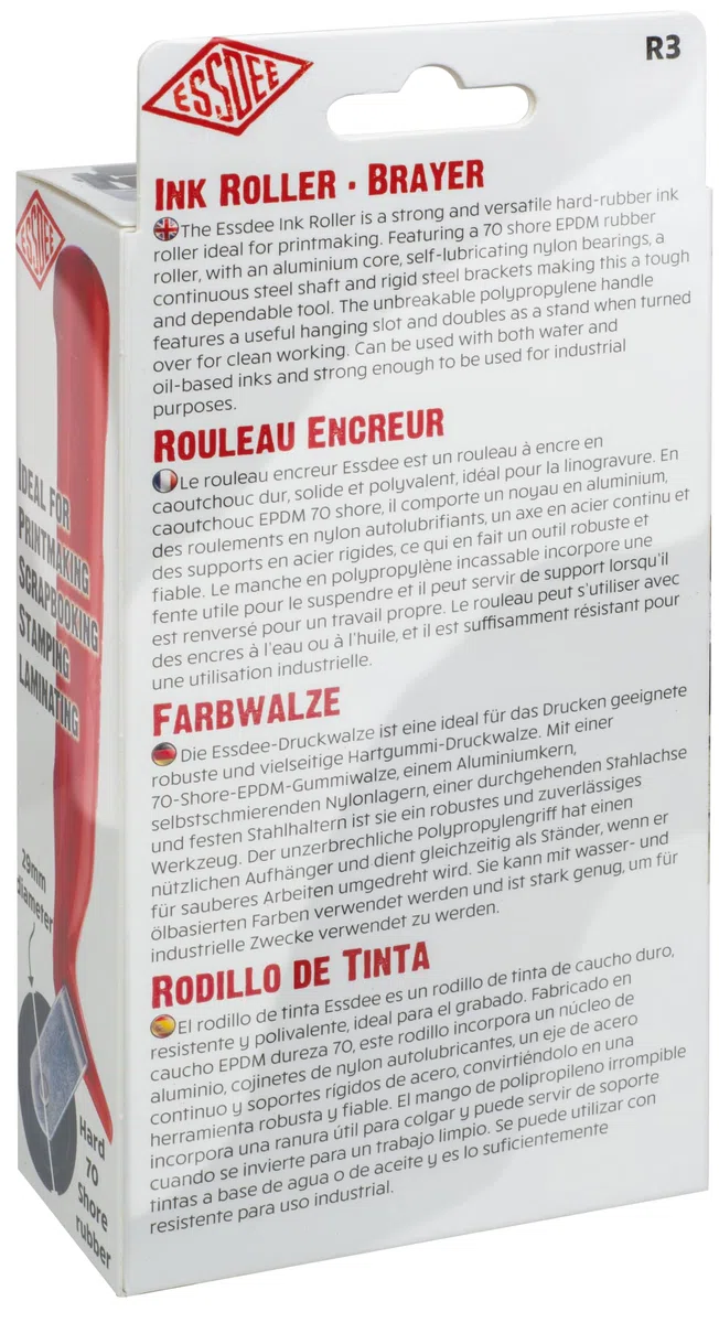 ESSDEE R3 Lino Roller 75mm Manico Rosso
