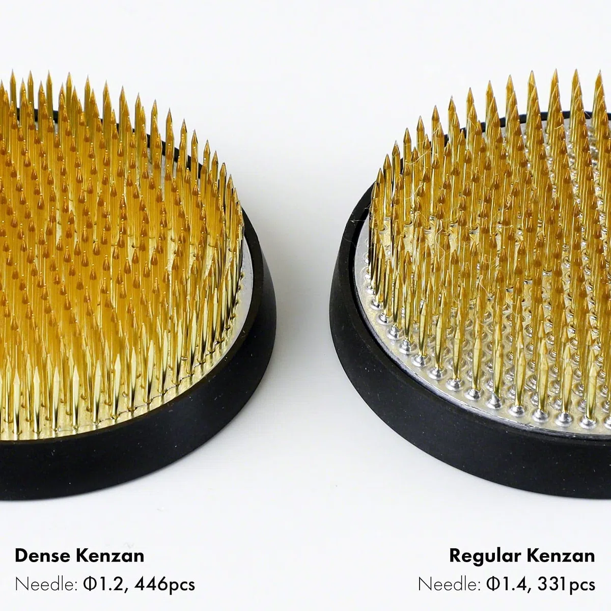 Wazakura Kenzan Denso per Ikebana in Ottone (80mm) per Composizioni Floreali, Realizzato in Giappone, Strumento Giapponese per Arrangiamenti Floreali, Portafiori a Spilli - Kenzan Denso in Ottone 80mm