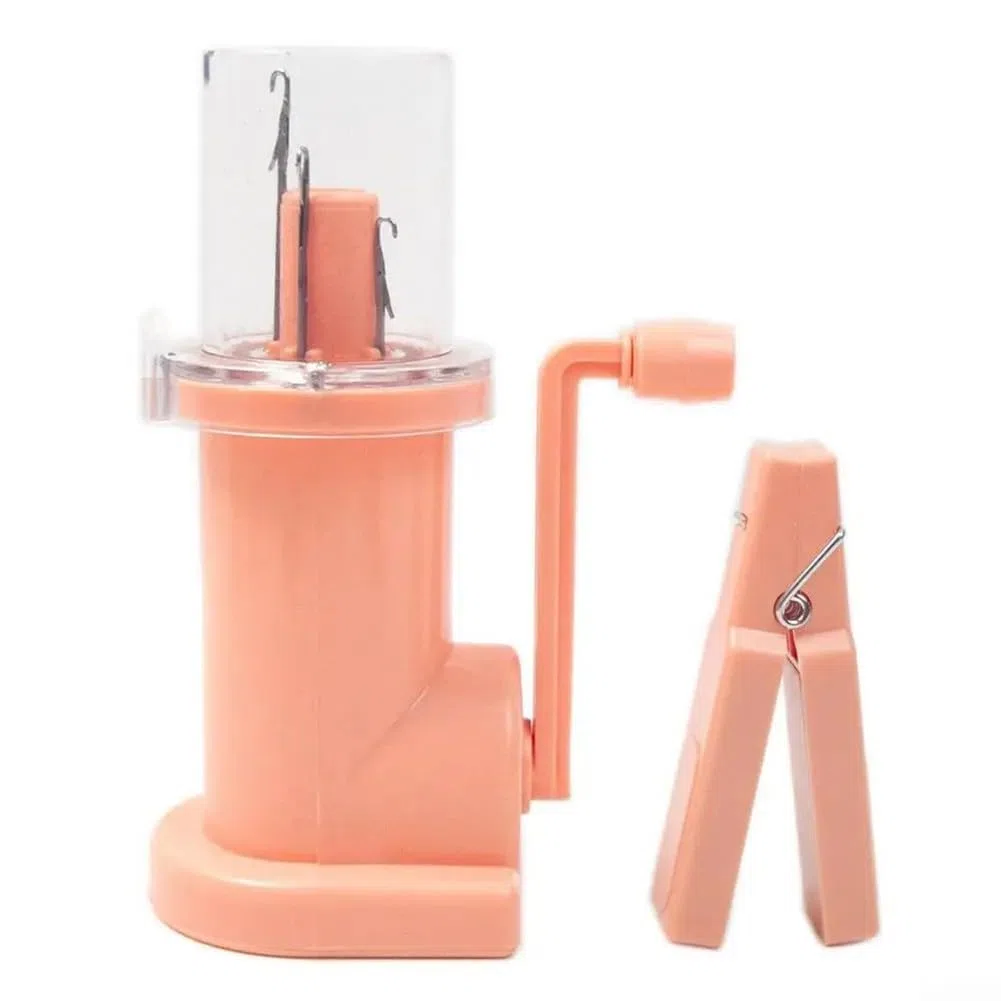 Macchina per intrecciare a mano fai da te, macchina per intrecciare la corda a manovella, mini macchina per maglieria a mano, strumento per cucire a maglia, bobina fai da te