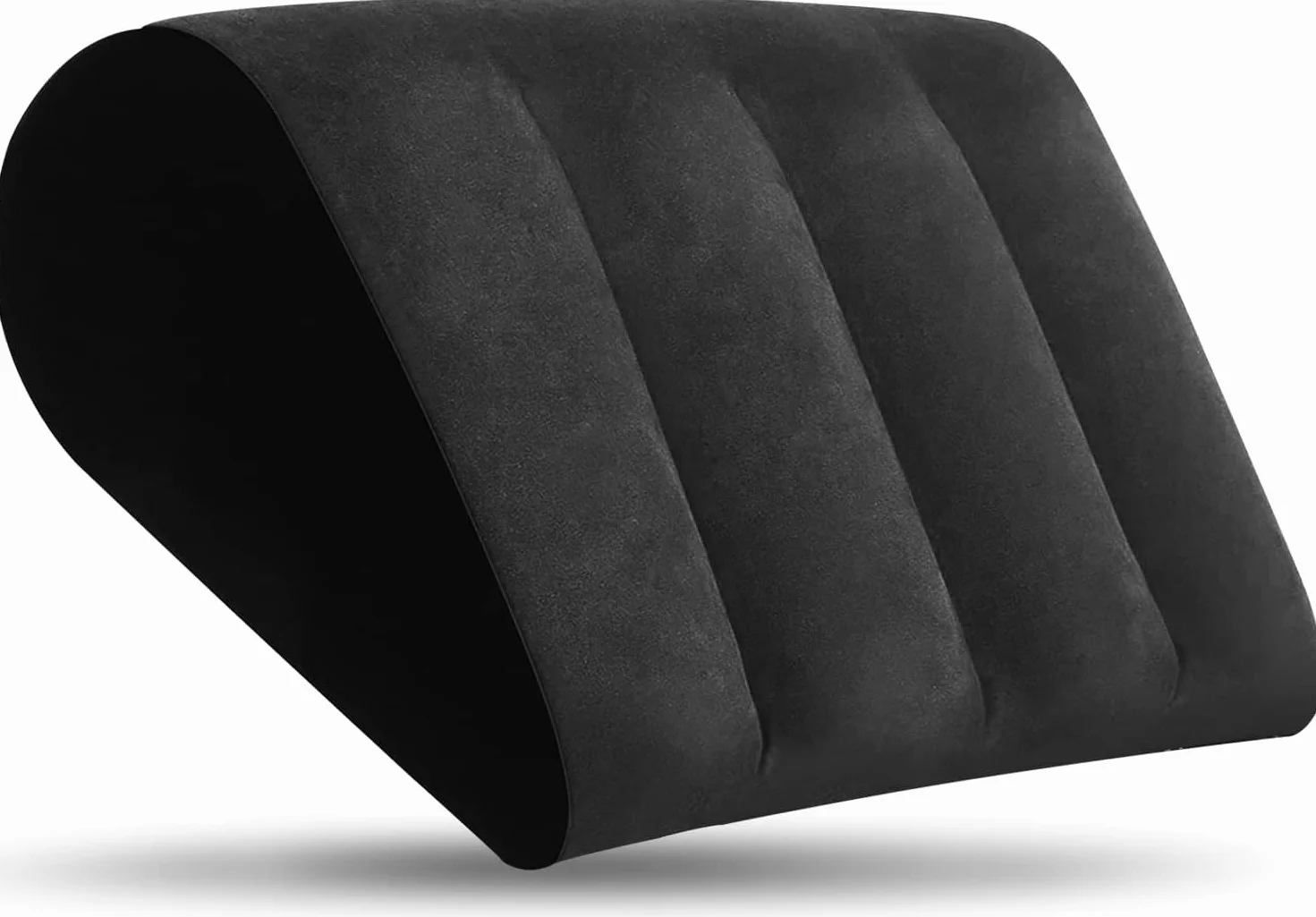 Prosixtoy Cuscino a Cuneo Portatile Cuscino Gonfiabile - Cuscini per le Gambe Cuscino a Cuneo per Dormire, Elevazione delle Gambe, Cuscino per Letto, Viaggi, Campeggio, Deflazione Rapida (Nero)