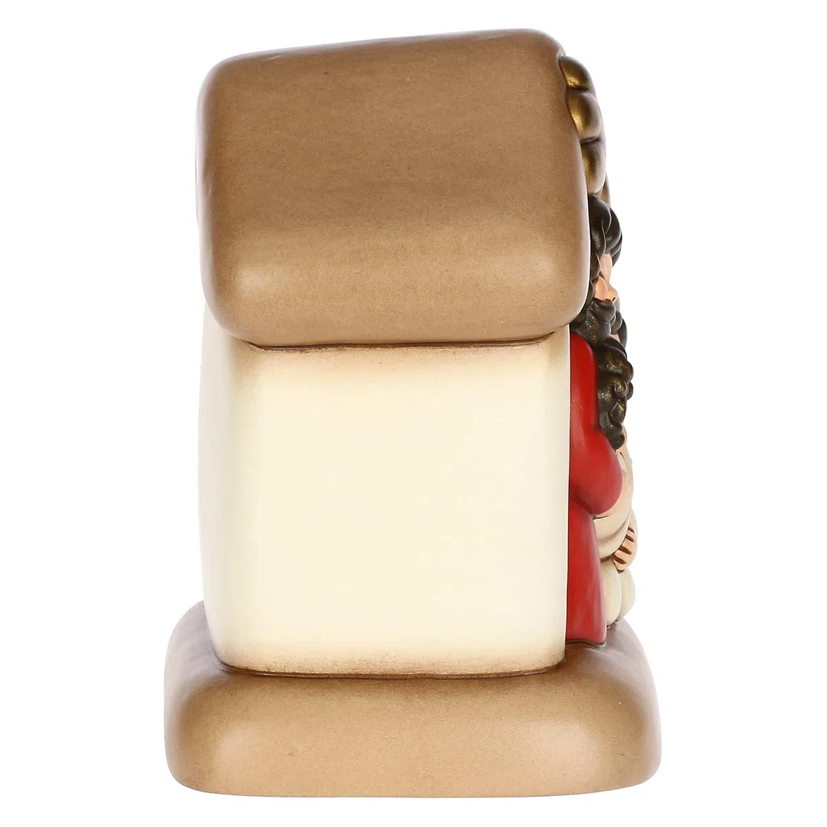 THUN, Mini Presepe con Capanna e Sacra Famiglia in Ceramica di Alta Qualità, Collezione Presepe Classico, Statuine per Presepe di Natale da Collezione, 11,7 x 9 x 13 cm