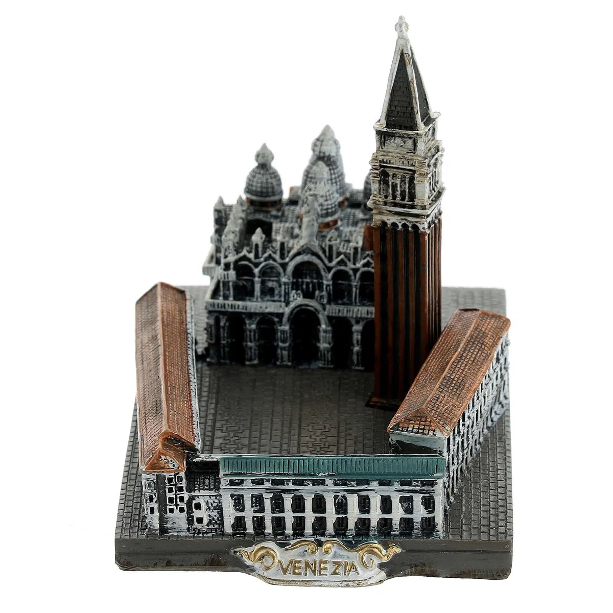 Holyart Riproduzione Piccola Piazza San Marco Venezia 8x10x6 cm