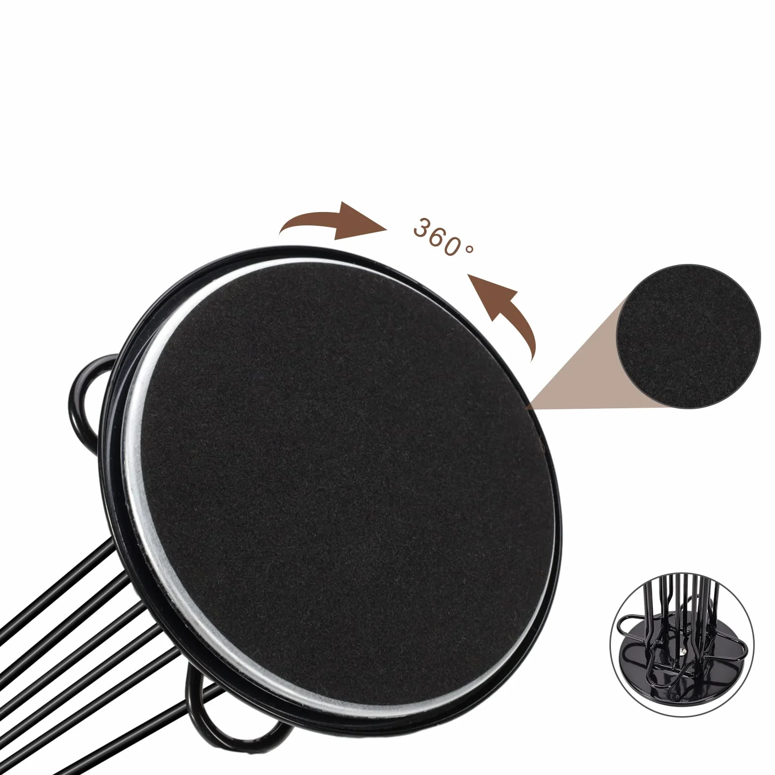 Porta Capsule per caffè,Porta Cialde per Nespreso Originalline Capsules Rotante,Supporti per Capsule Cialde,Portacapsule Verticale,Nero.