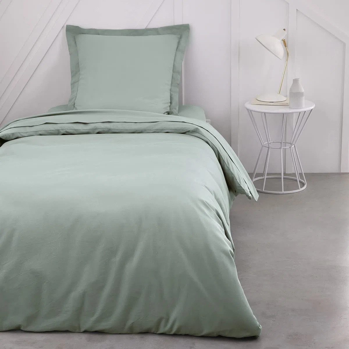 Today Copripiumino 140X200 1 Persona Cotone Celadon