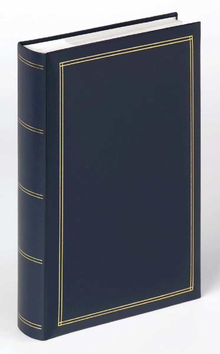 walther design Album fotografico Monza, blu, 300 Fotos 10x15 cm, ME-140-L
