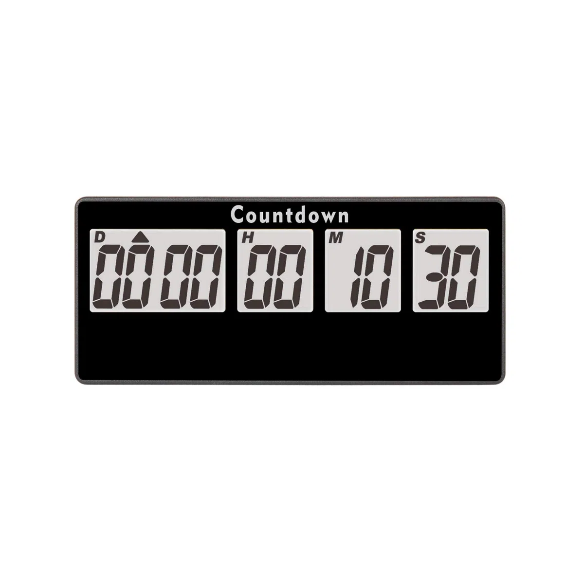 Pensionamento Timer 9.999 Giorni Orologio Digitale per il Conto Alla Rovescia Forti Allarmi,Cronometro ad Adsorbimento con Magnete Timer a Batteria Sostituibile (nero)