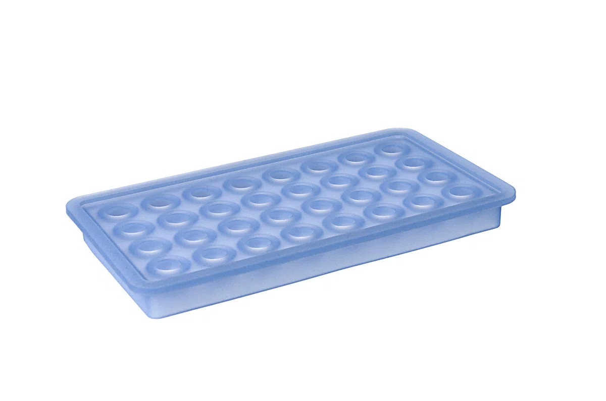 Lurch 10435 - Stampo per ghiaccioli a Forma sferica da Ø 20 mm, Colore: Blu Ghiaccio