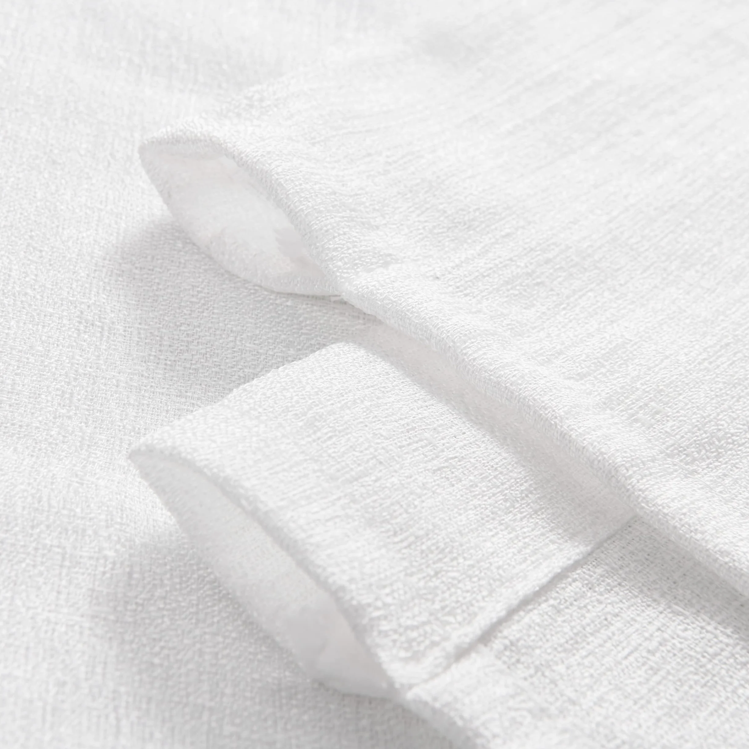 Tenda a pacchetto a 1 pannello, con legatura, spessa, tinta unita, con tasche per asta, per cucina, camera da letto, bagno, lavanderia, decorazione per finestra, 100x140cm, Bianco