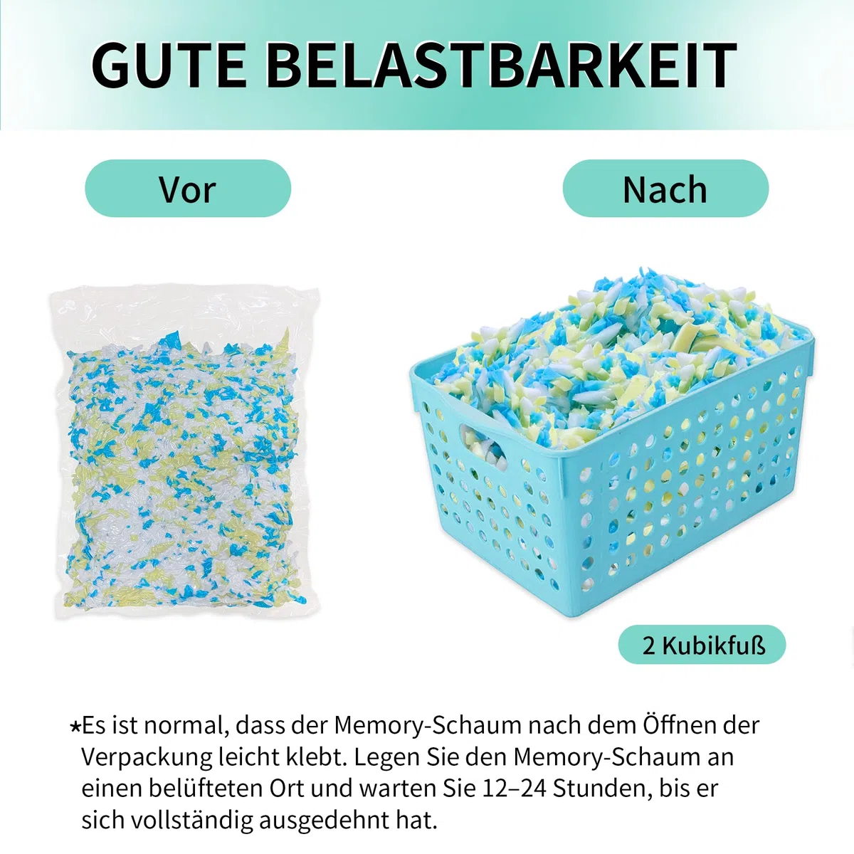 Imbottitura in memory foam da 4,4 kg per pouf, aggiunta di particelle di gel, accogliente e morbida, ideale per riempire sacchi per bambini, cuscini, cucce per cani, cuscini per divano
