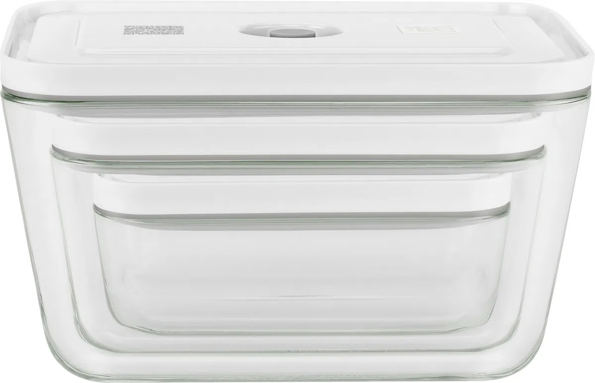 ZWILLING Zwilling VAKUUM - Set da 3 pezzi, S/M/L/in vetro, colore: Bianco Fresh & Save